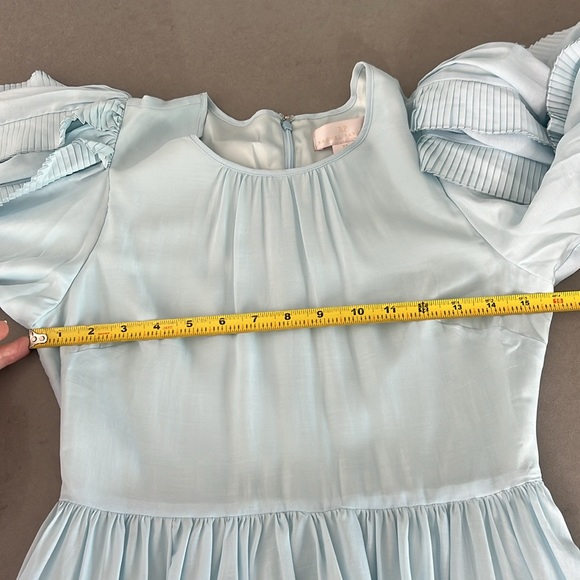 Rachel Parcell Ruffle Sleeve Dress Size XS Spring Baby Light Blue - Picture 14 of 16